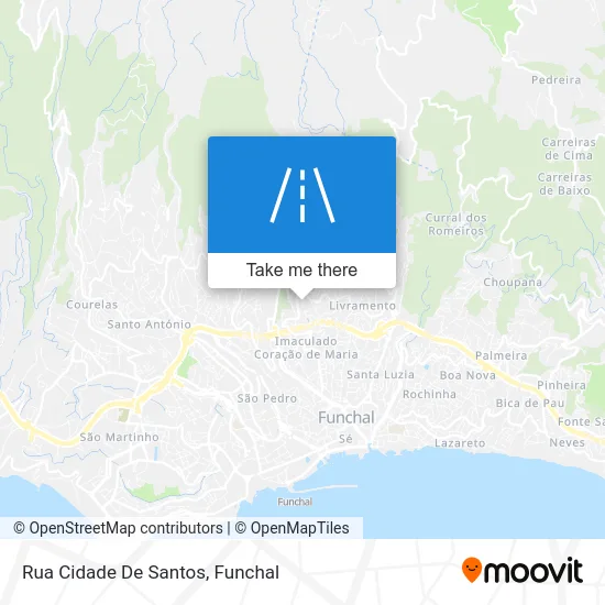 Rua Cidade De Santos map