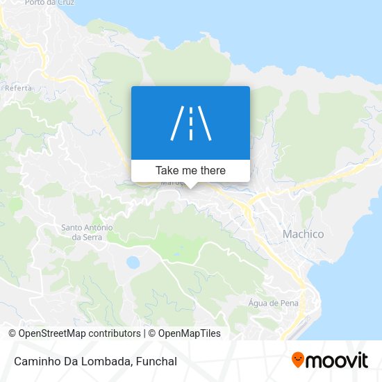 Caminho Da Lombada mapa