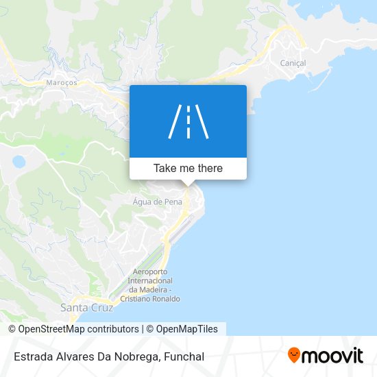 Estrada Alvares Da Nobrega map