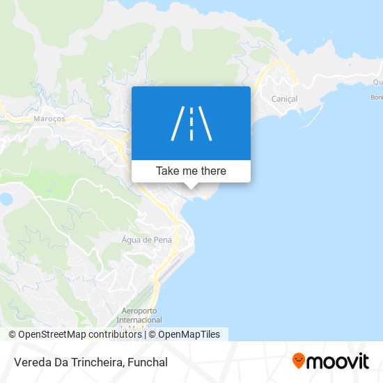 Vereda Da Trincheira map