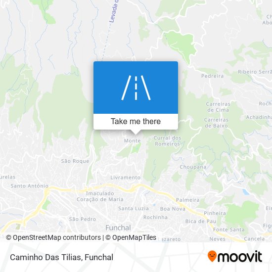 Caminho Das Tilias map