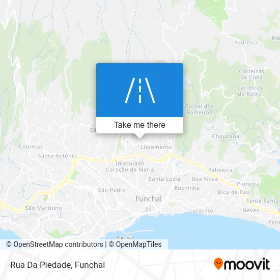 Rua Da Piedade map