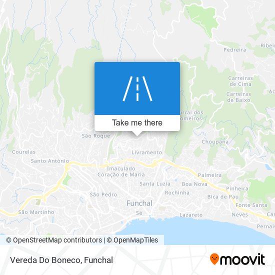 Vereda Do Boneco mapa