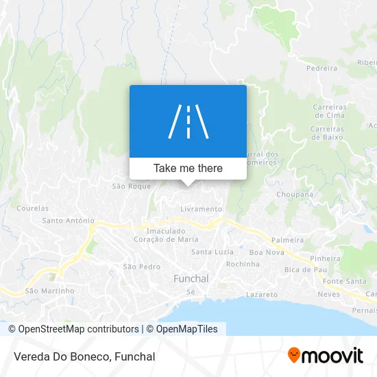 Vereda Do Boneco map