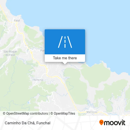 Caminho Da Chã map