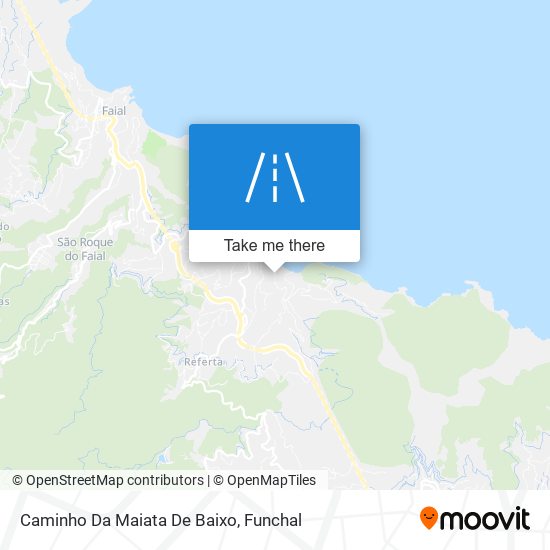 Caminho Da Maiata De Baixo map