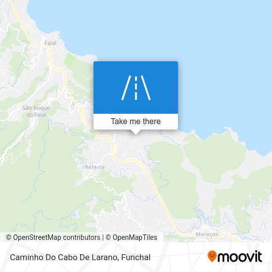 Caminho Do Cabo De Larano map