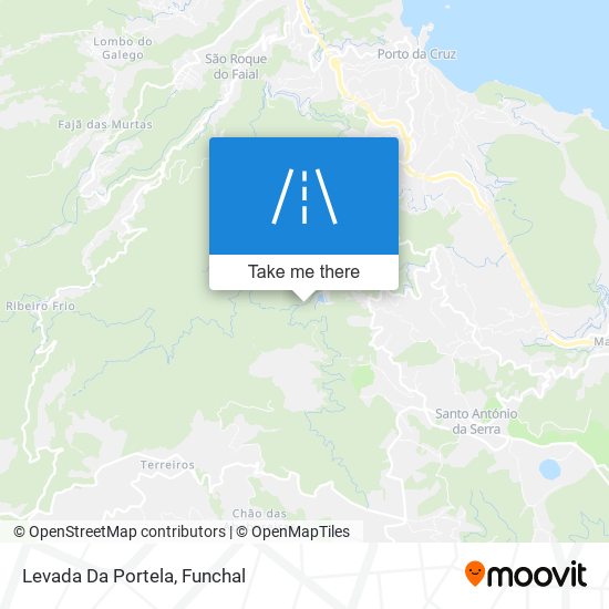 Levada Da Portela map