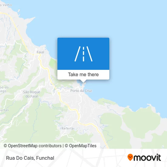 Rua Do Cais map