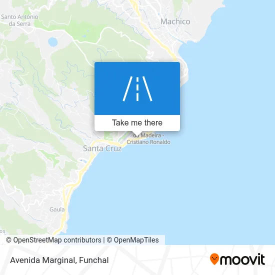 Avenida Marginal map