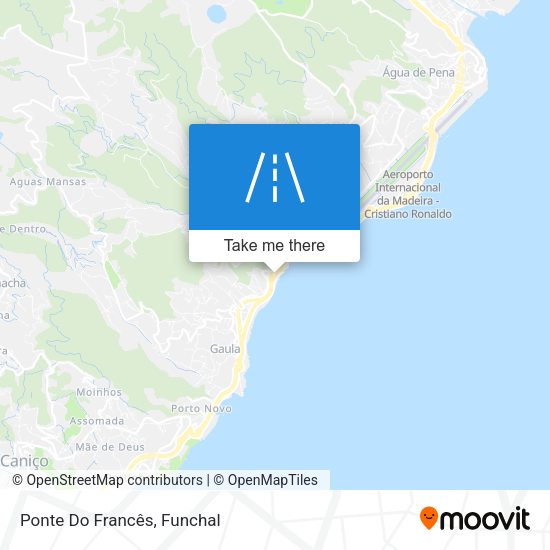 Ponte Do Francês mapa