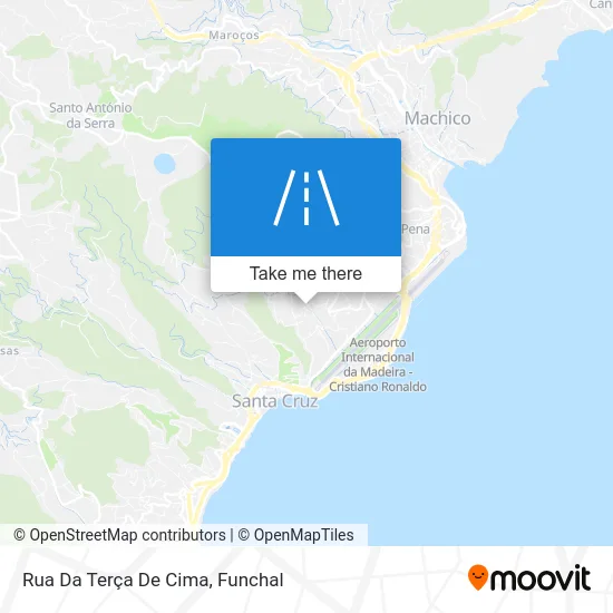 Rua Da Terça De Cima map