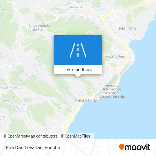 Rua Das Levadas map