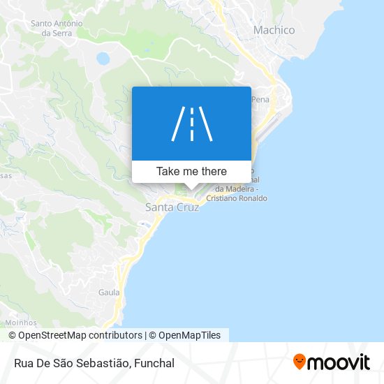 Rua De São Sebastião map