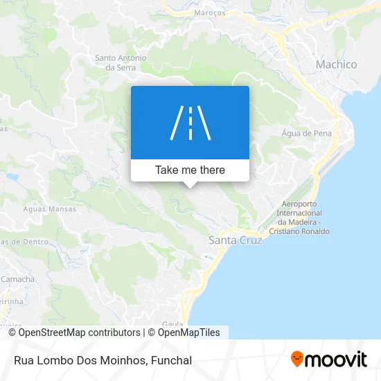 Rua Lombo Dos Moinhos map