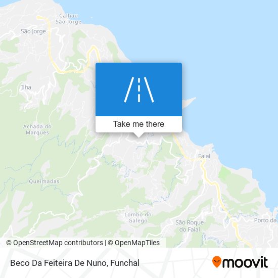 Beco Da Feiteira De Nuno map