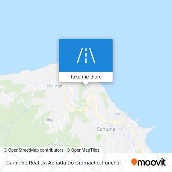 Caminho Real Da Achada Do Gramacho map