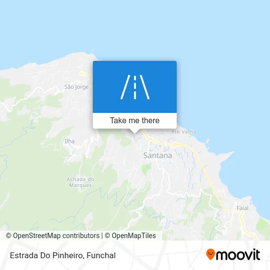Estrada Do Pinheiro map