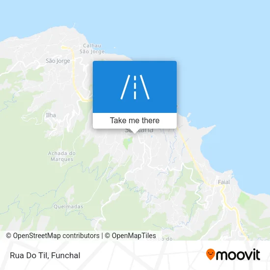 Rua Do Til map