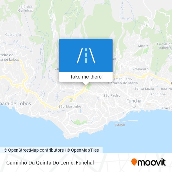 Caminho Da Quinta Do Leme map