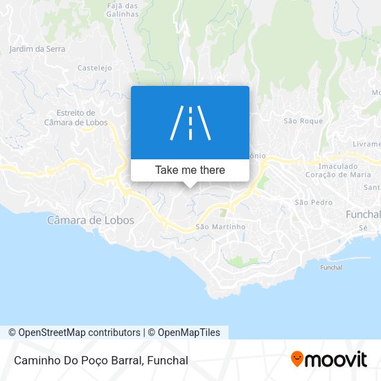 Caminho Do Poço Barral map