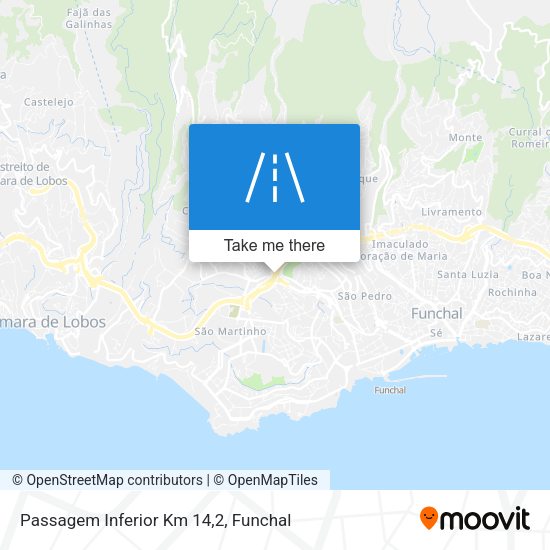 Passagem Inferior Km 14,2 map