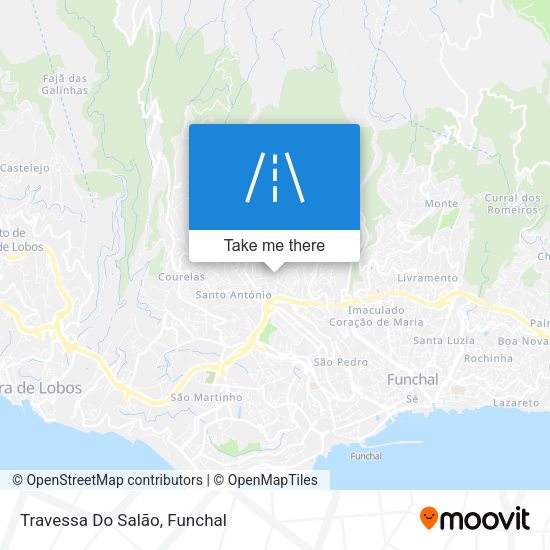 Travessa Do Salão mapa