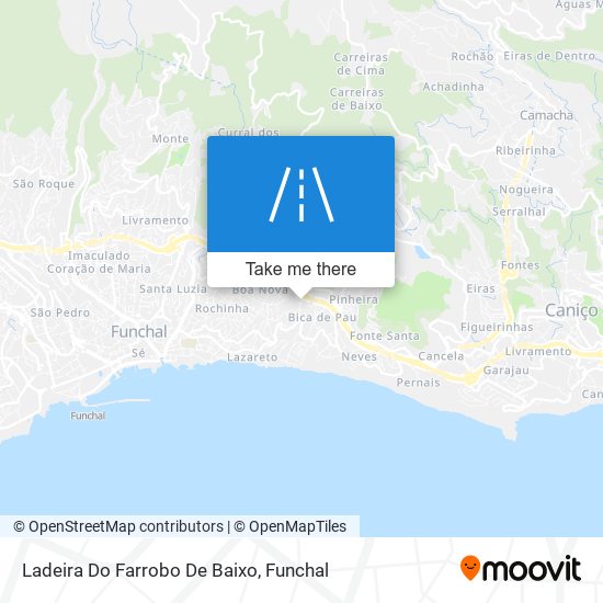 Ladeira Do Farrobo De Baixo map