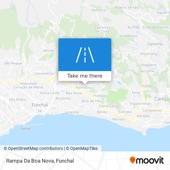 Rampa Da Boa Nova mapa