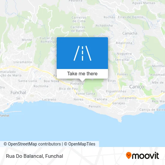Rua Do Balancal map