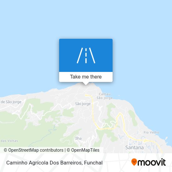 Caminho Agrícola Dos Barreiros map