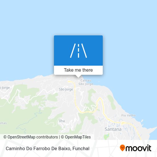 Caminho Do Farrobo De Baixo map