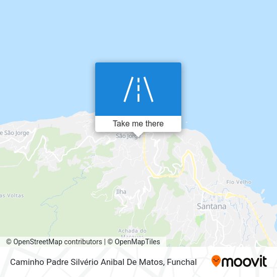 Caminho Padre Silvério Anibal De Matos mapa