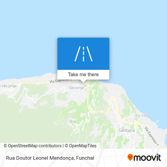 Rua Doutor Leonel Mendonça map