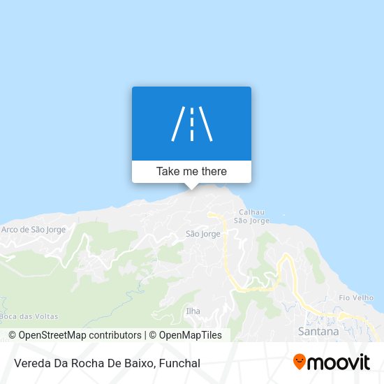 Vereda Da Rocha De Baixo mapa