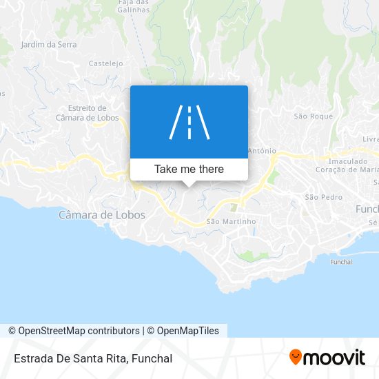 Estrada De Santa Rita mapa