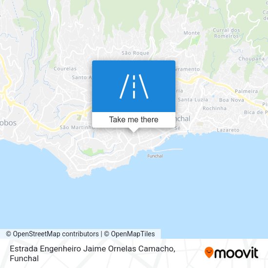 Estrada Engenheiro Jaime Ornelas Camacho map