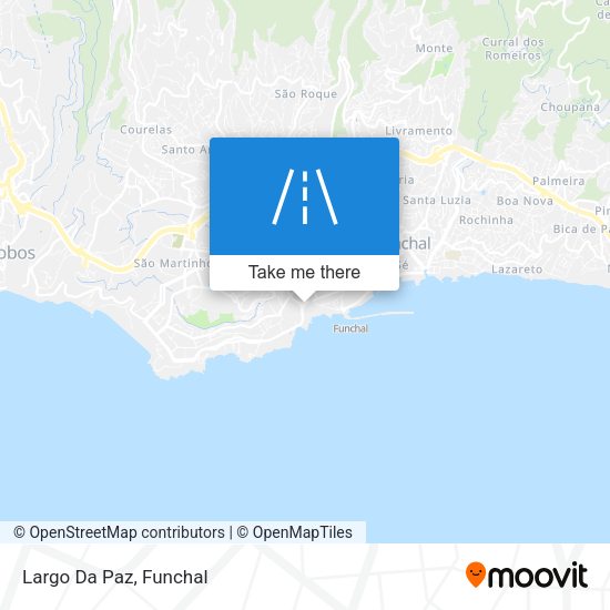Largo Da Paz mapa