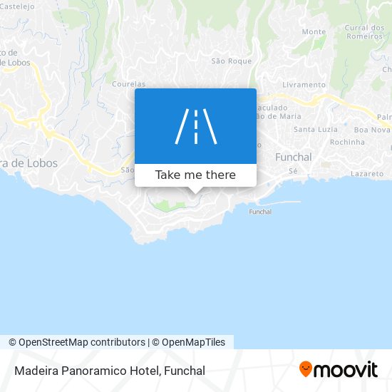 Madeira Panoramico Hotel map