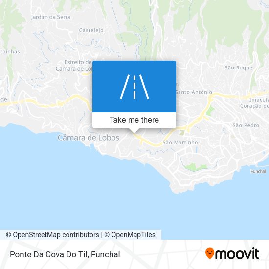 Ponte Da Cova Do Til mapa