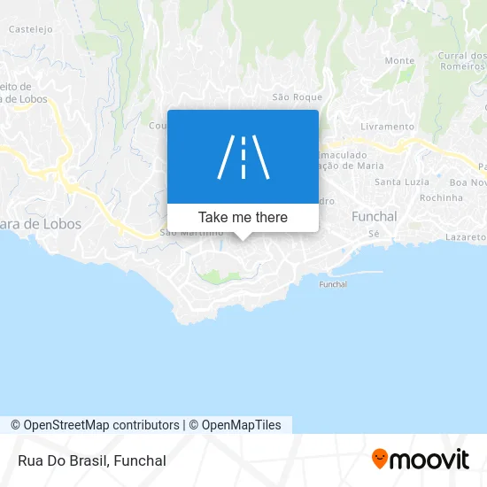 Rua Do Brasil map