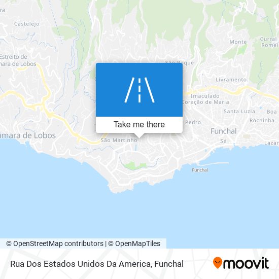 Rua Dos Estados Unidos Da America map