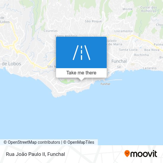 Rua João Paulo II map