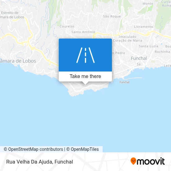 Rua Velha Da Ajuda map