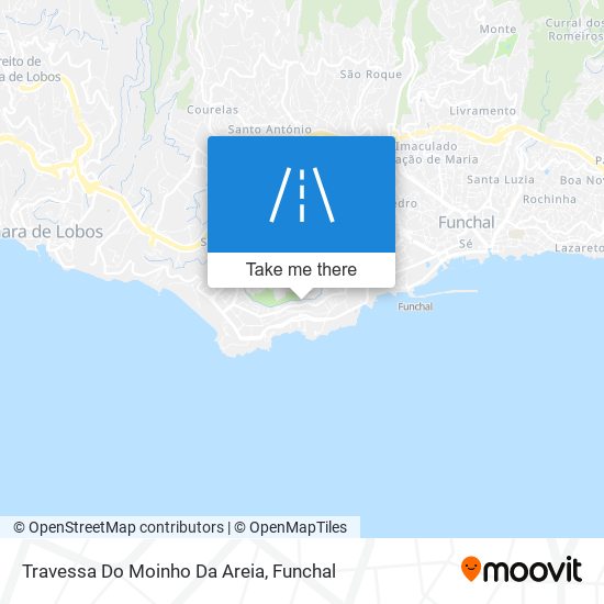 Travessa Do Moinho Da Areia map