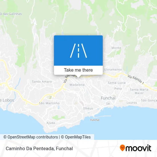 Caminho Da Penteada map