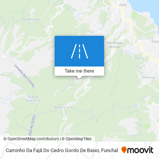 Caminho Da Fajã Do Cedro Gordo De Baixo map