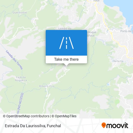 Estrada Da Laurissilva map