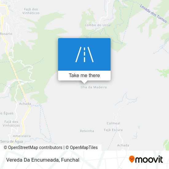 Vereda Da Encumeada mapa