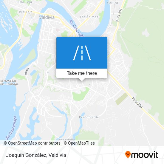 Joaquín González map